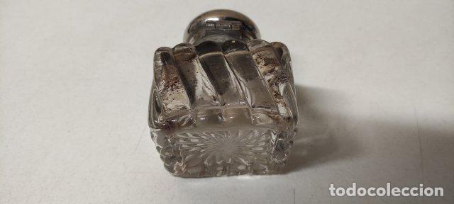 Escriban&iacute;a: ANTIGUO TINTERO DE CRISTAL - Foto 4