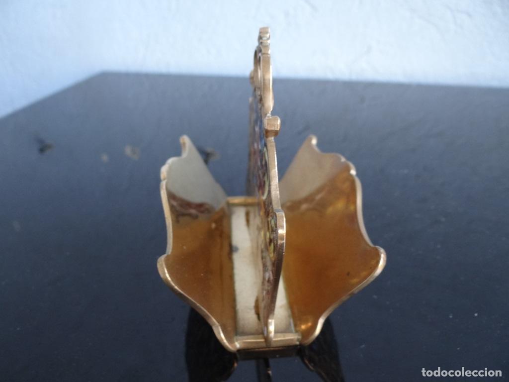 Escriban&iacute;a: Porte lettre bronze dor&eacute; cloisonn&eacute; de Paris - Foto 5