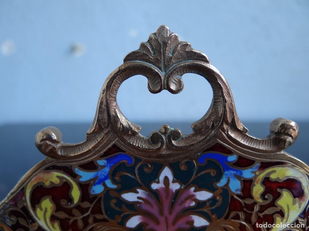 Escriban&iacute;a: Porte lettre bronze dor&eacute; cloisonn&eacute; de Paris - Foto 7