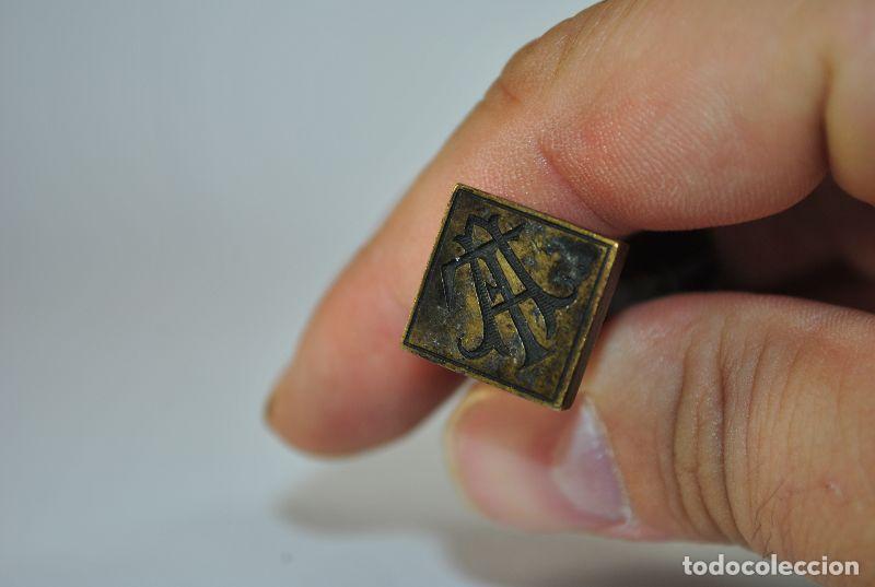 Escriban&iacute;a: Sceau &agrave; cacheter (seal) bronze de Vienne Bergman - Foto 8