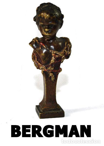 Escriban&iacute;a: Sceau &agrave; cacheter (seal) bronze de Vienne Bergman - Foto 1