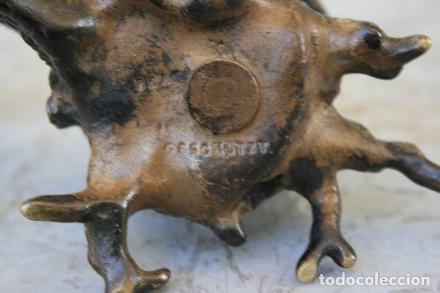 Escriban&iacute;a: Bronze de vienne XIX&egrave;me encrier oiseau - Foto 10