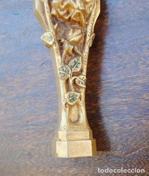Escriban&iacute;a: Cachet 1900 bronze &eacute;maill&eacute; sign&eacute; Charles - Foto 5