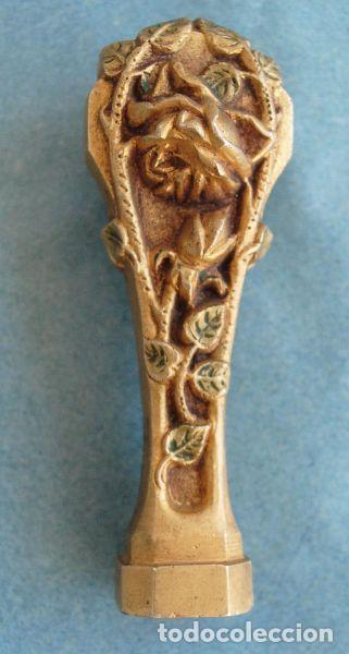 Escriban&iacute;a: Cachet 1900 bronze &eacute;maill&eacute; sign&eacute; Charles - Foto 9