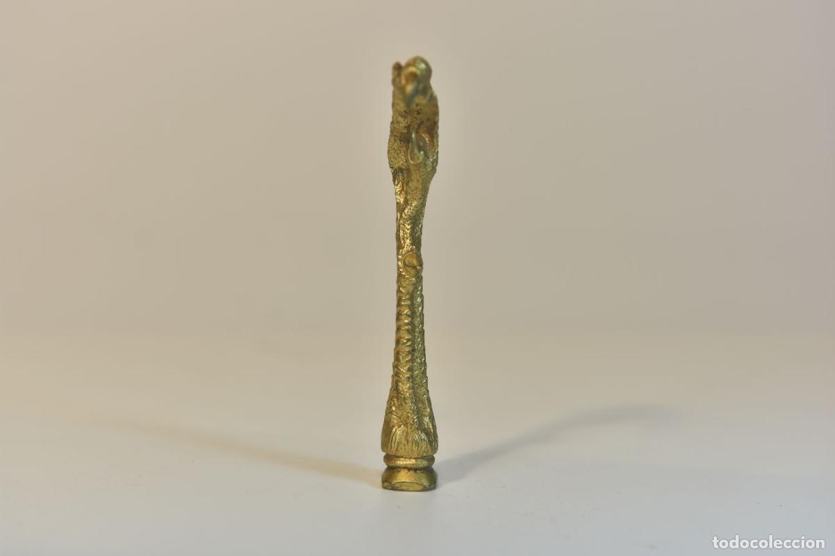 Escriban&iacute;a: Sceau &agrave; cacheter (seal) en bronze dor&eacute; &agrave; d&eacute;cor de serre daigle - Foto 2