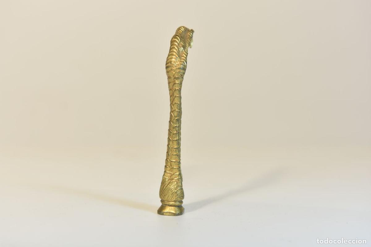 Escriban&iacute;a: Sceau &agrave; cacheter (seal) en bronze dor&eacute; &agrave; d&eacute;cor de serre daigle - Foto 3