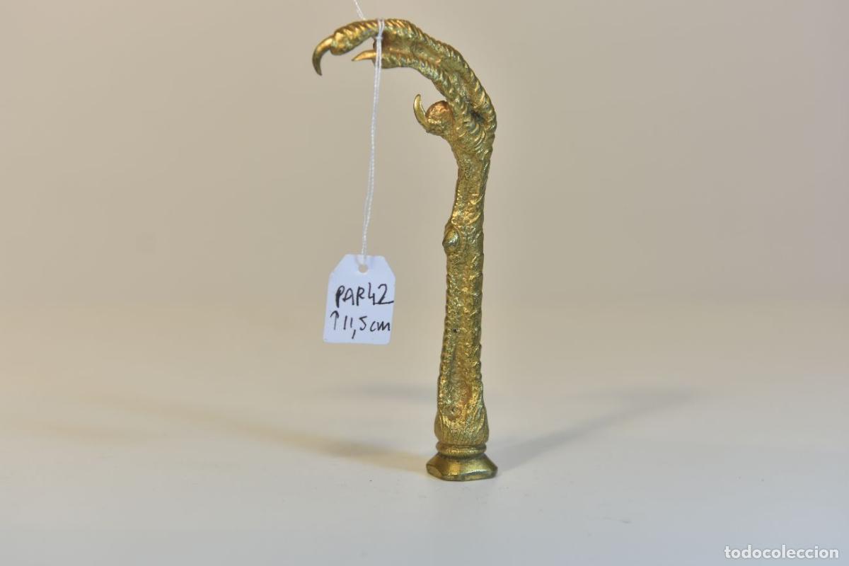 Escriban&iacute;a: Sceau &agrave; cacheter (seal) en bronze dor&eacute; &agrave; d&eacute;cor de serre daigle - Foto 5