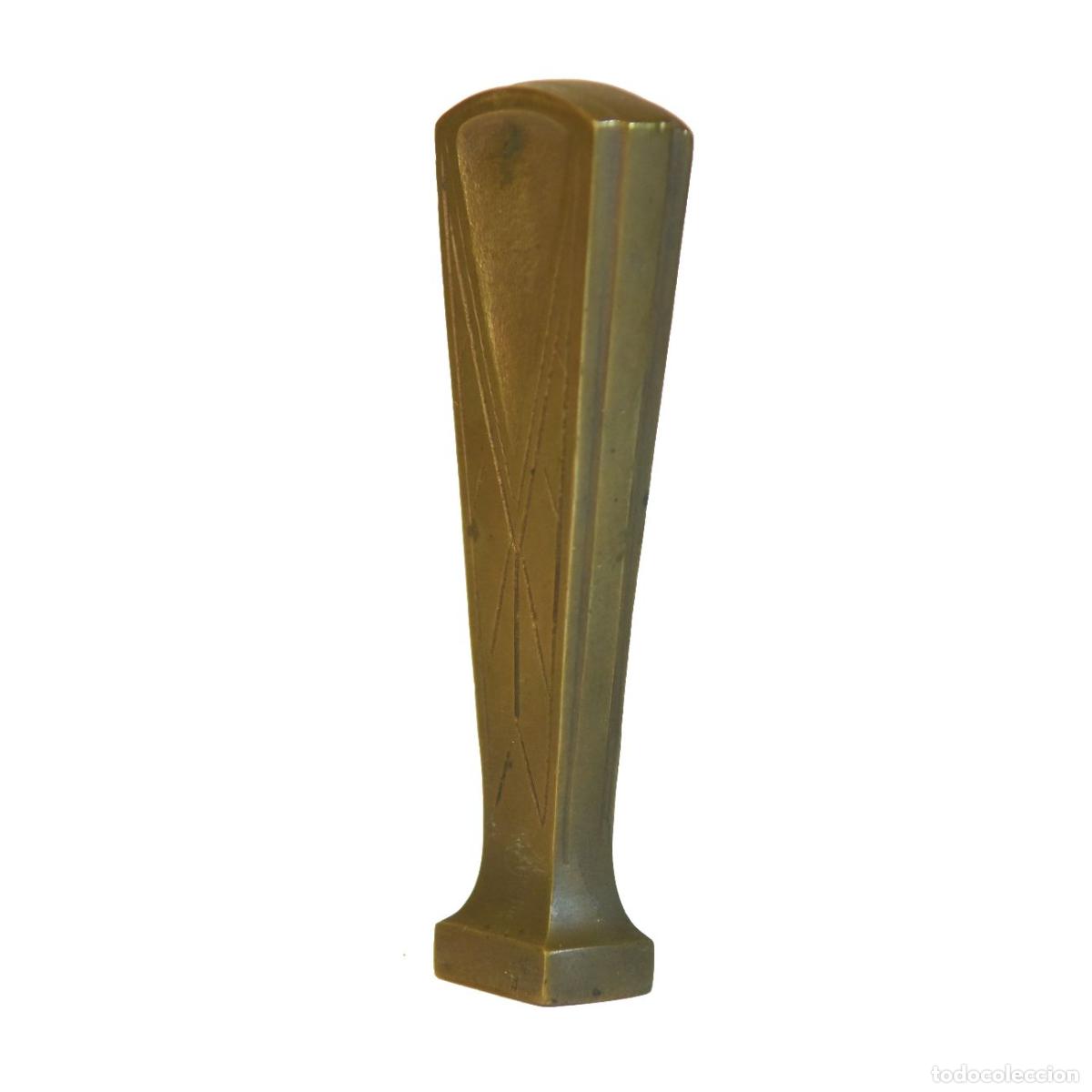 Escriban&iacute;a: Sceau &agrave; cacheter (seal) en bronze d&eacute;cor floral - Foto 2