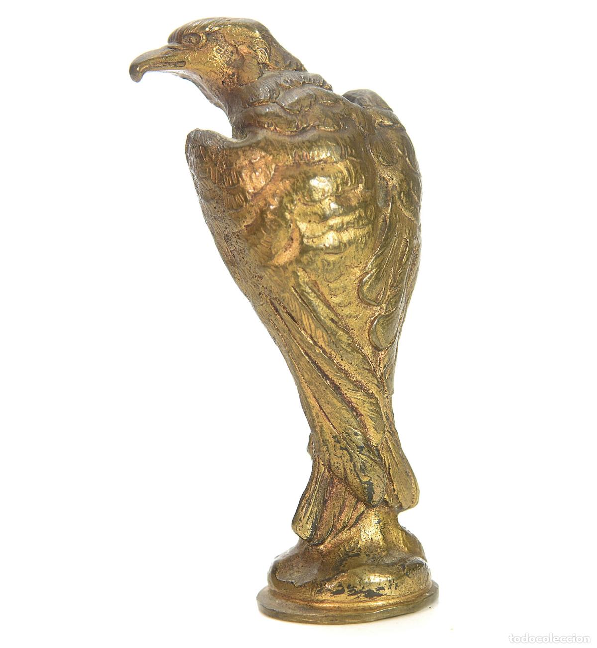 Escriban&iacute;a: Sceau &agrave; cacheter de collection en bronze dor&eacute; par Marionnet - Foto 6