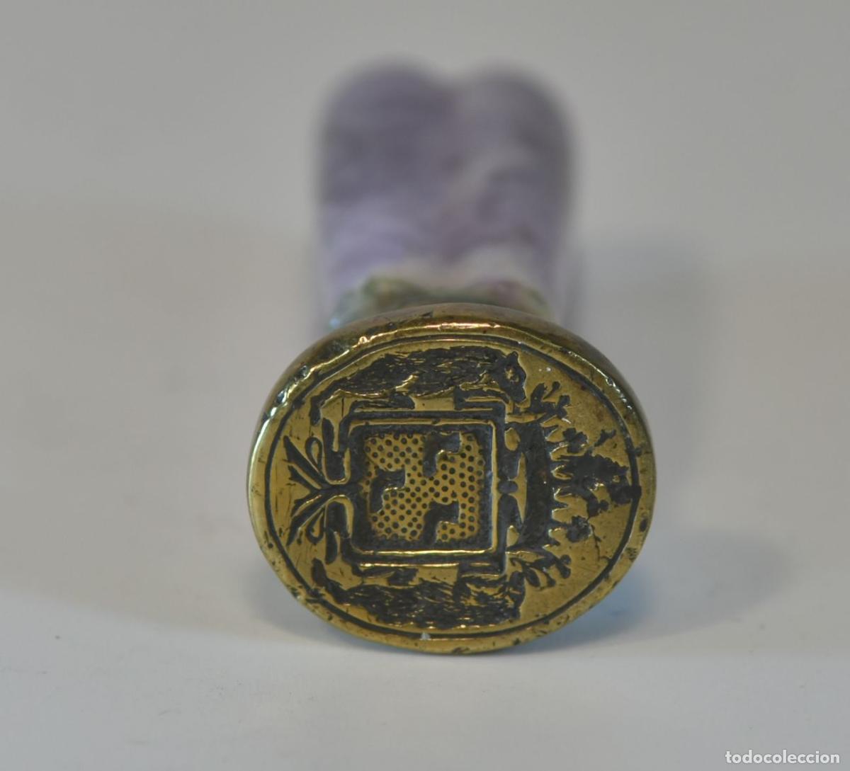 Escriban&iacute;a: Sceau &agrave; cacheter (seal) de collection en am&eacute;thyste d&eacute;cor darmoiries - Foto 4