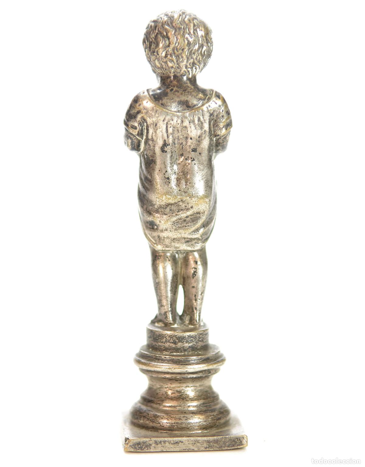 Escriban&iacute;a: Sceau &agrave; cacheter de collection Curiosa en bronze argent&eacute; - Foto 4
