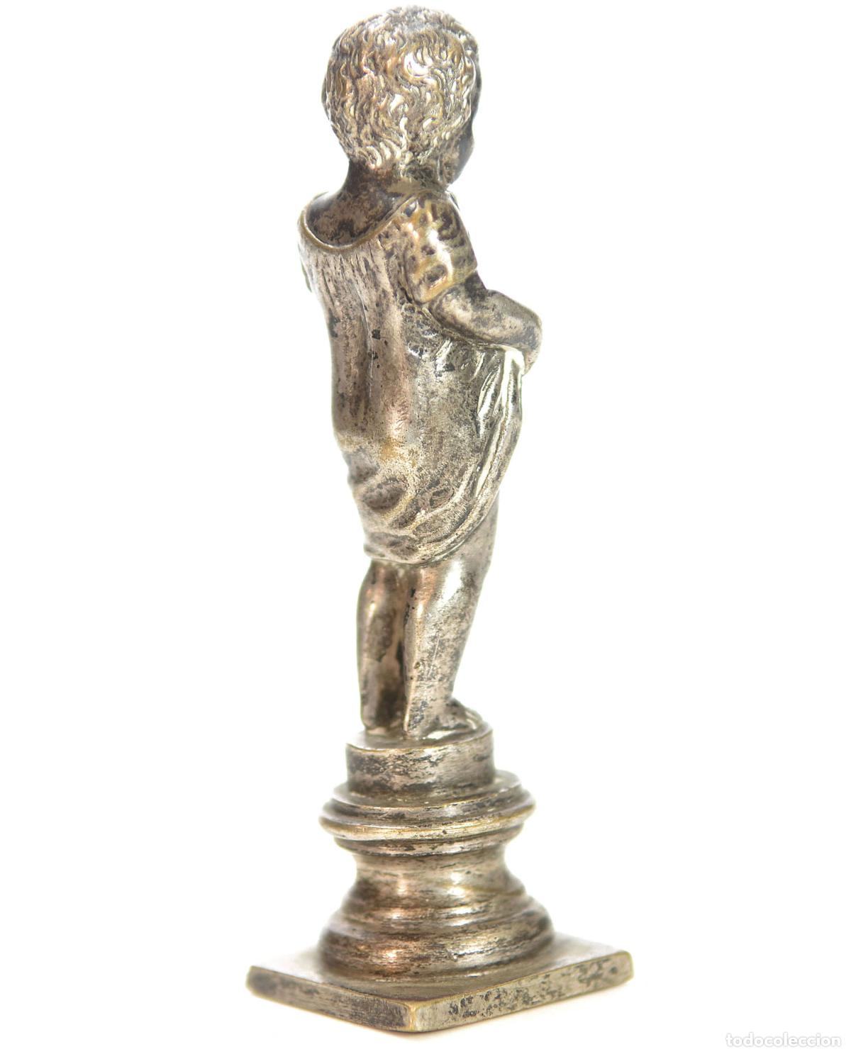 Escriban&iacute;a: Sceau &agrave; cacheter de collection Curiosa en bronze argent&eacute; - Foto 5