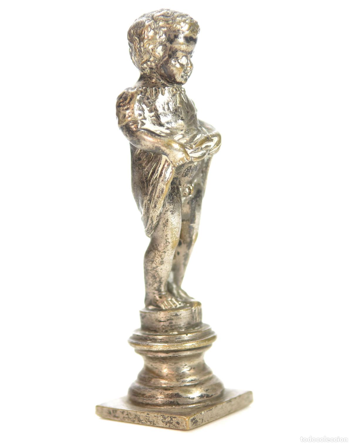 Escriban&iacute;a: Sceau &agrave; cacheter de collection Curiosa en bronze argent&eacute; - Foto 6