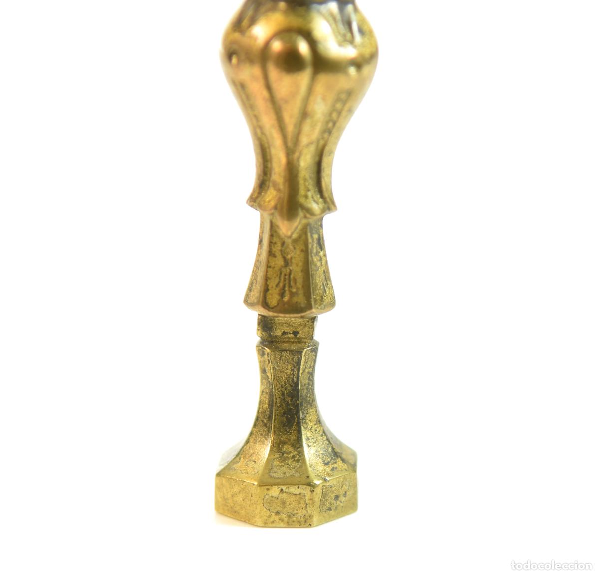 Escriban&iacute;a: Sceau &agrave; cacheter (seal) P.D en bronze XIX&egrave;me - Foto 4