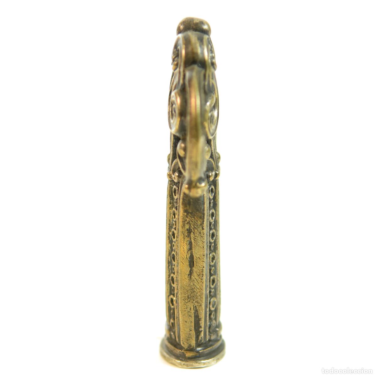 Escriban&iacute;a: Sceau &agrave; cacheter (seal) de collection bronze argent&eacute; 1925 - Foto 3
