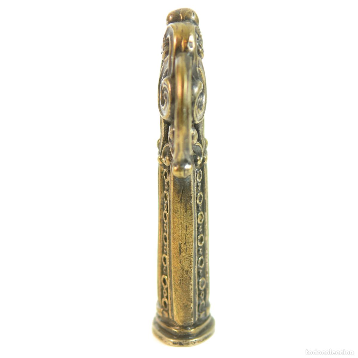 Escriban&iacute;a: Sceau &agrave; cacheter (seal) de collection bronze argent&eacute; 1925 - Foto 5