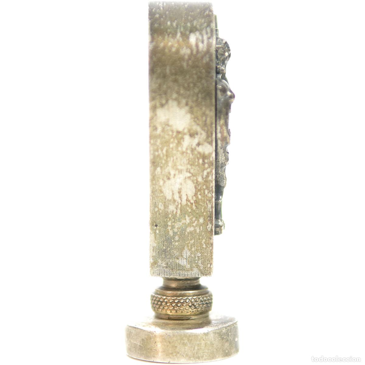Escriban&iacute;a: Sceau &agrave; cacheter (seal) de collection en bronze argent&eacute; griffon - Foto 3