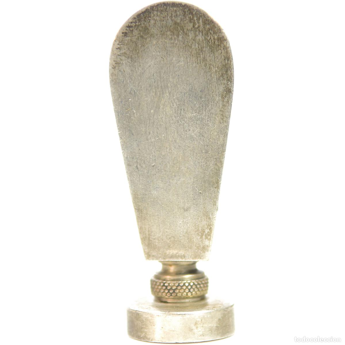 Escriban&iacute;a: Sceau &agrave; cacheter (seal) de collection en bronze argent&eacute; griffon - Foto 4