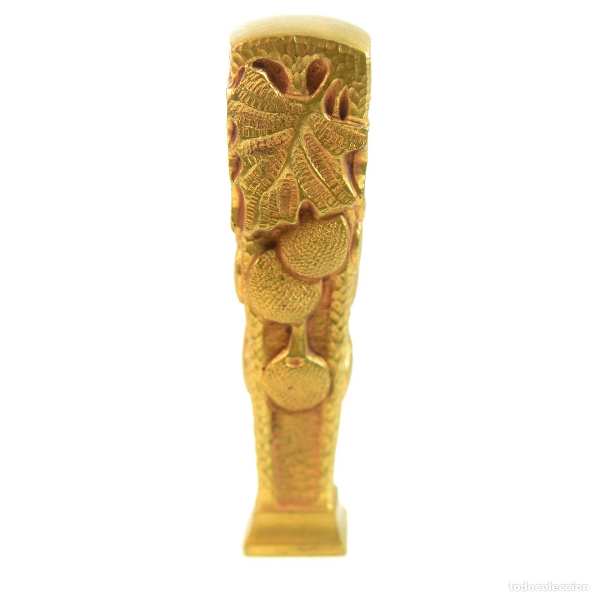 Escriban&iacute;a: Sceau &agrave; cacheter (seal) C.D de collection bronze XIX&egrave;me par Bauer - Foto 1