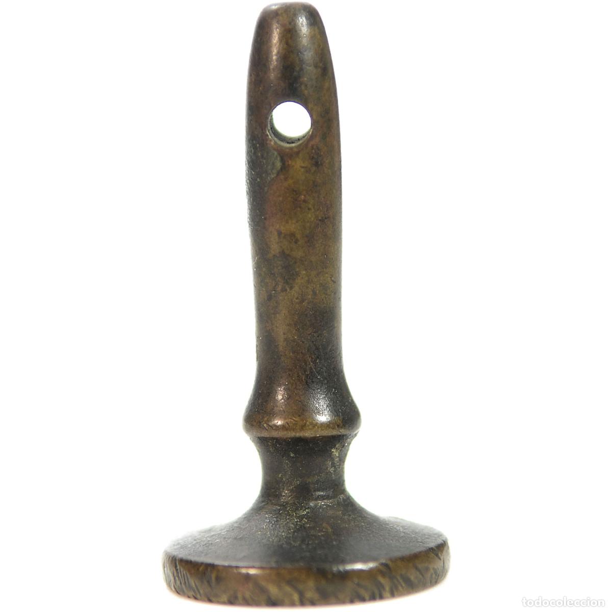 Escriban&iacute;a: Sceau &agrave; cacheter (seal) de collection en bronze ancien - Foto 1