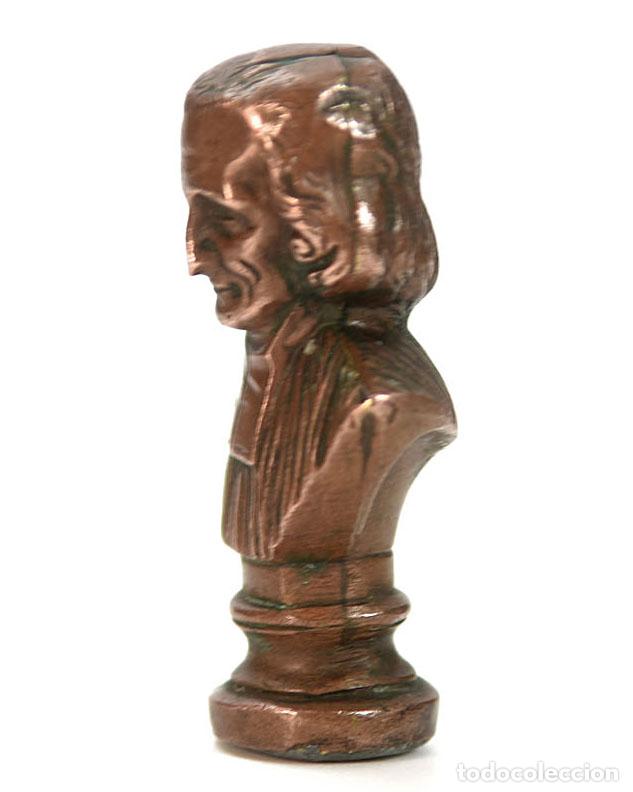 Escriban&iacute;a: Sceau &agrave; cacheter (seal) de collection en bronze buste du cur&eacute; dArs - Foto 2