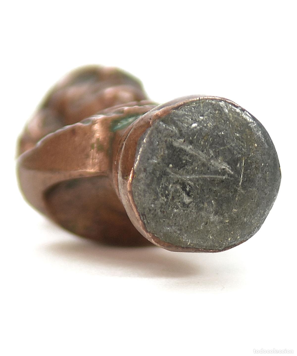 Escriban&iacute;a: Sceau &agrave; cacheter (seal) de collection en bronze buste du cur&eacute; dArs - Foto 4