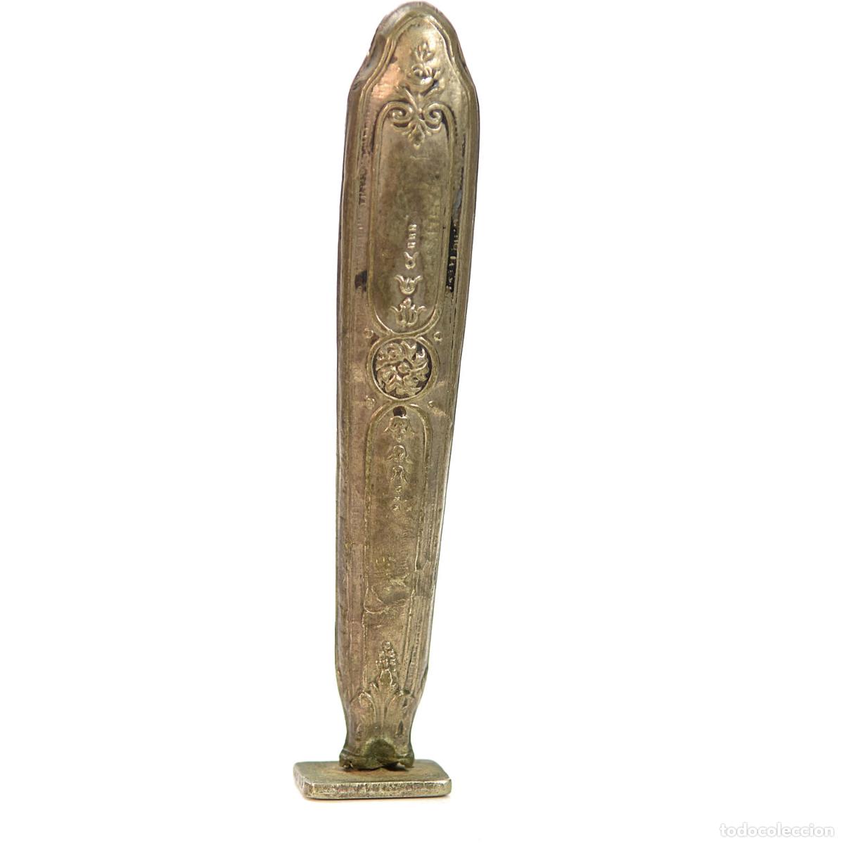 Escriban&iacute;a: Sceau &agrave; cacheter de collection en argent ou m&eacute;tal argent&eacute; - Foto 1
