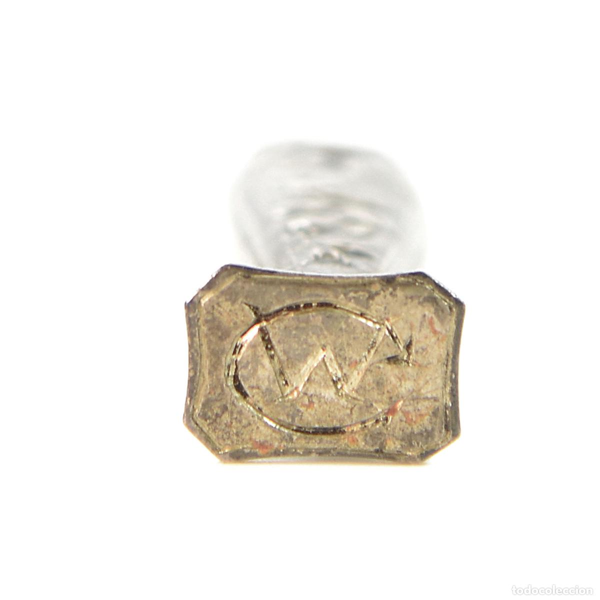 Escriban&iacute;a: Sceau &agrave; cacheter de collection en argent ou m&eacute;tal argent&eacute; - Foto 2
