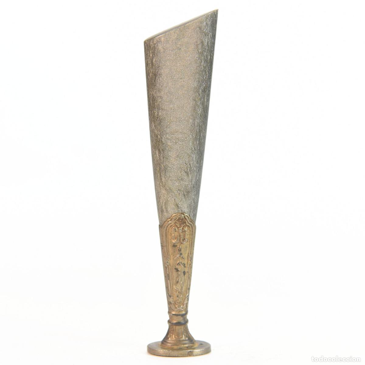 Escriban&iacute;a: Sceau &agrave; cacheter de collection pierre marbr&eacute;e grise 1900 - Foto 2