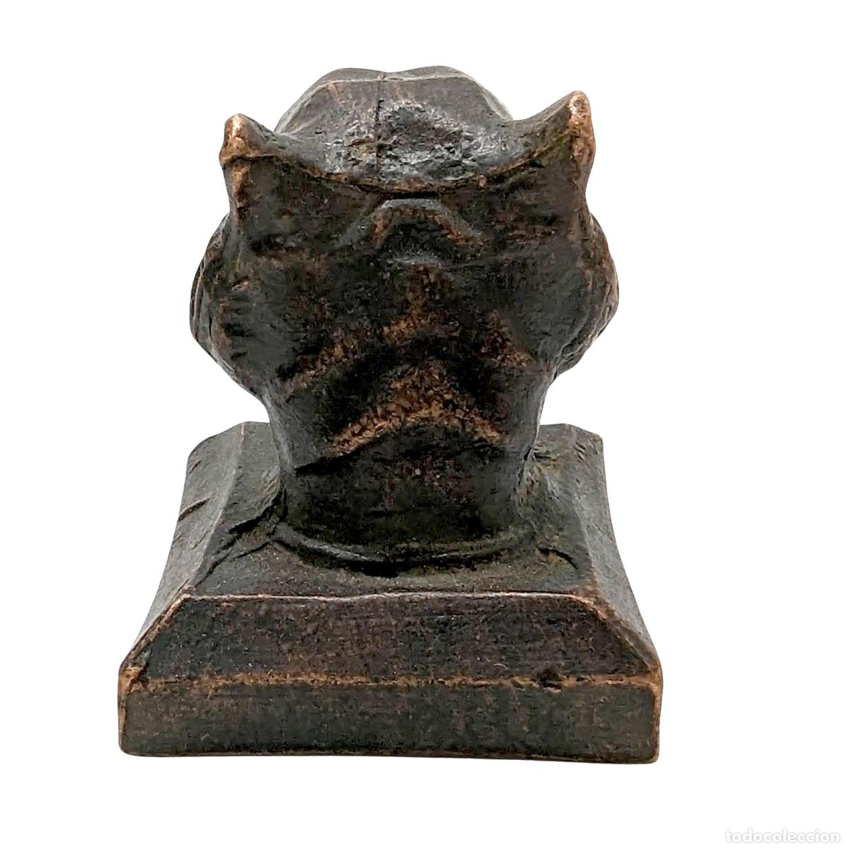 Escriban&iacute;a: Sceau &agrave; cacheter de collection asiatique en bronze - Foto 2