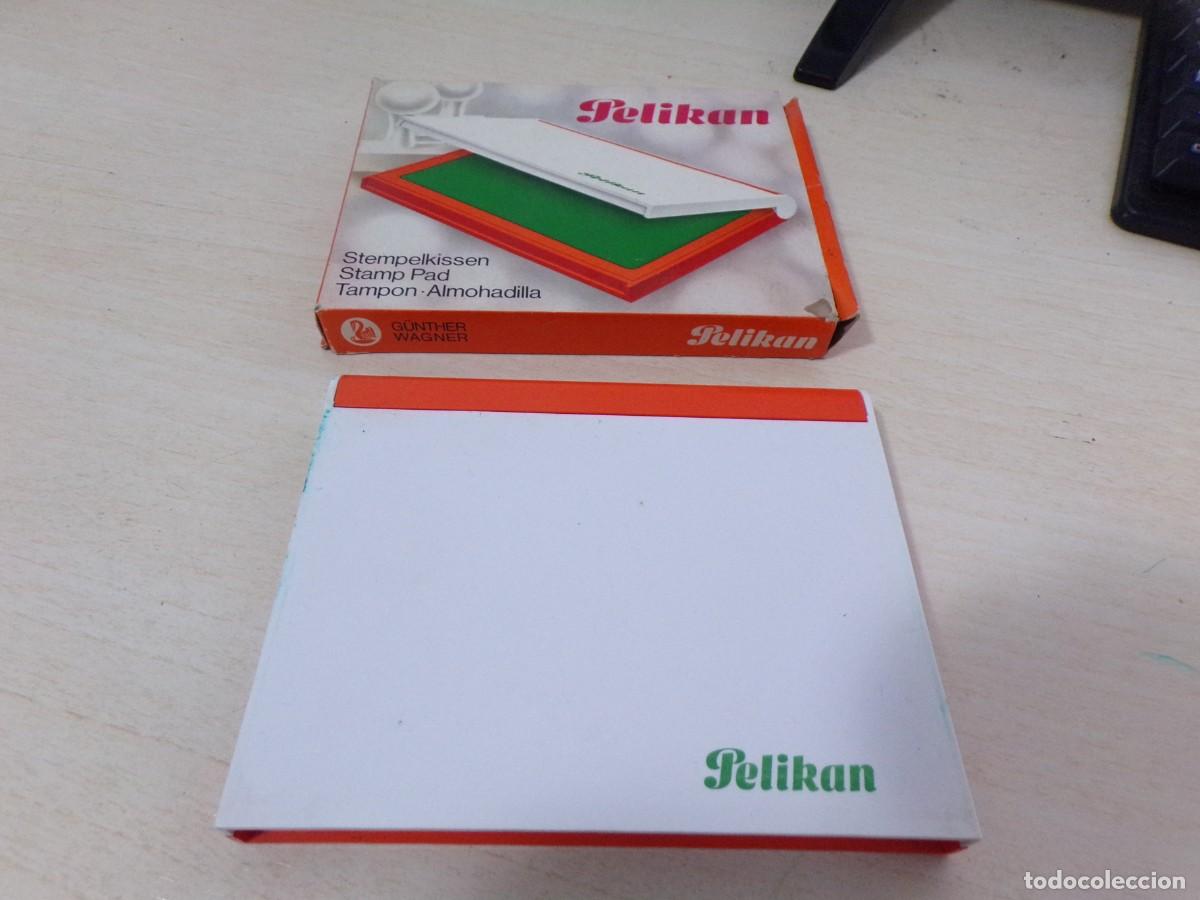 Escriban&iacute;a: ESTAMOS LIQUIDANDO. ALMOHADILLA PELIKAN VERDE - Foto 1
