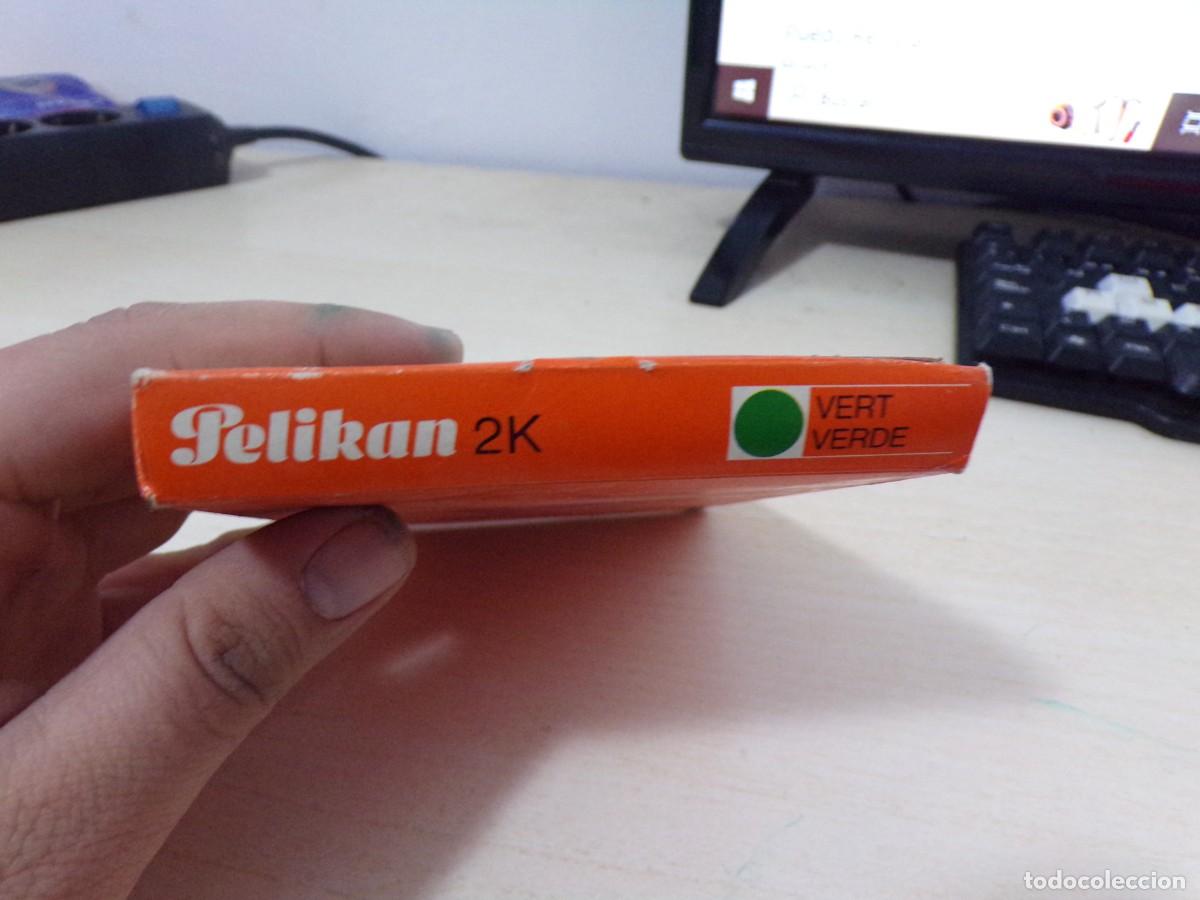 Escriban&iacute;a: ESTAMOS LIQUIDANDO. ALMOHADILLA PELIKAN VERDE - Foto 5