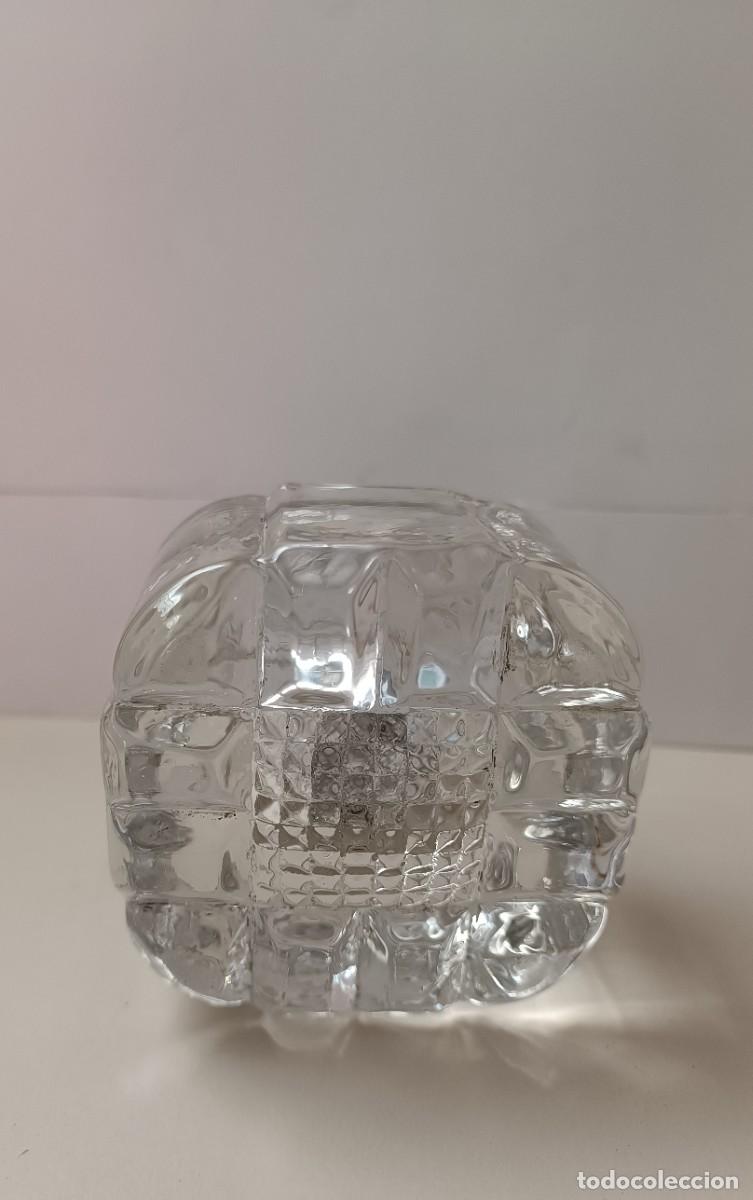 Escriban&iacute;a: TINTERO MUY ANTIGUO DE CRISTAL MACIZO - Foto 5