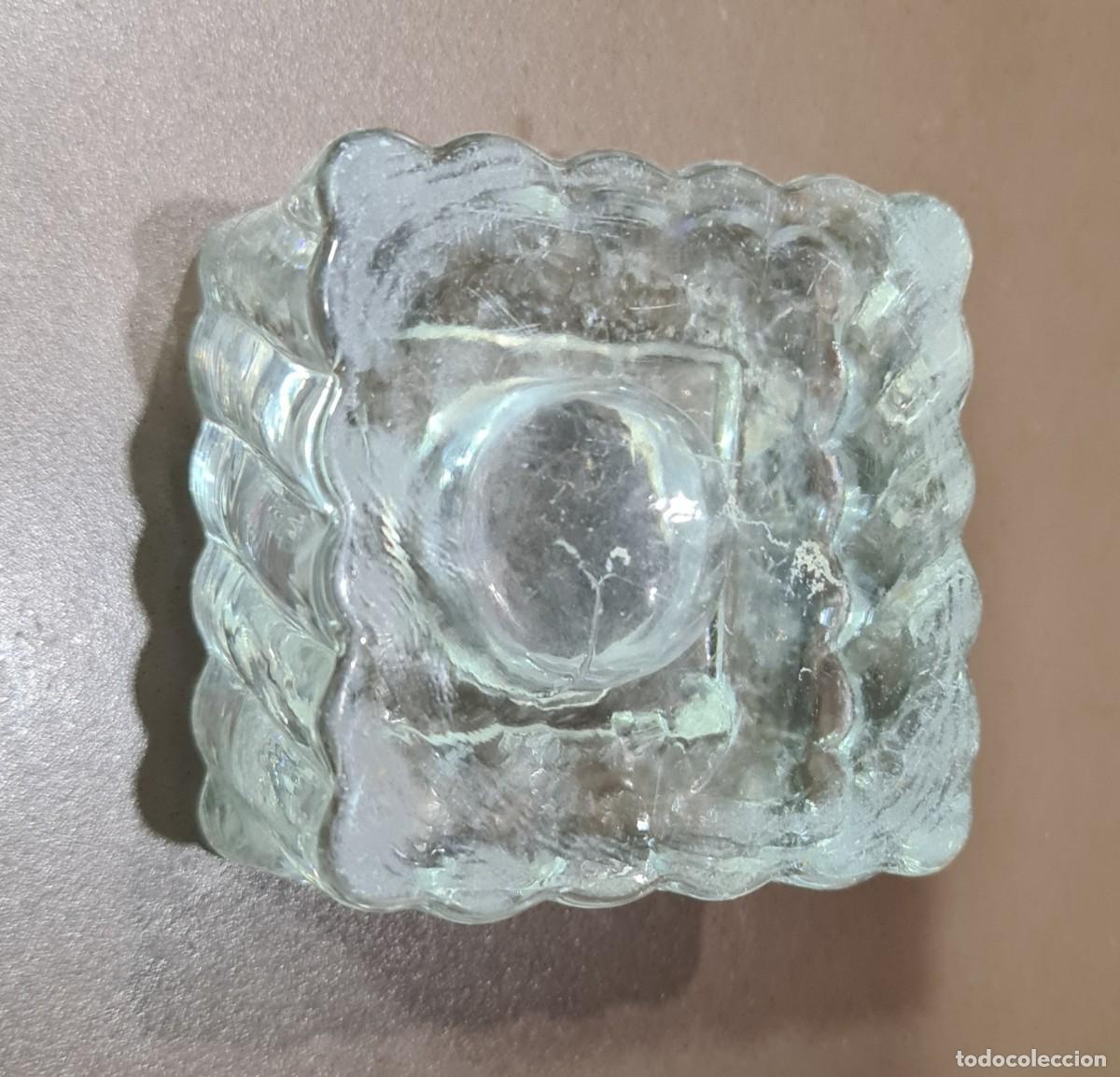 Escriban&iacute;a: Antiguo tintero de cristal - Foto 4