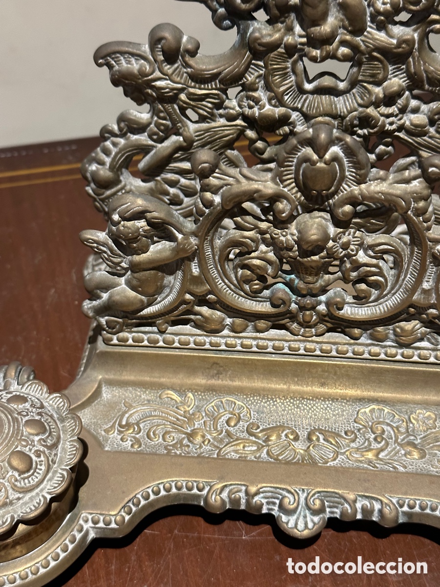 Escriban&iacute;a: Precioso tintero en bronce - Foto 3