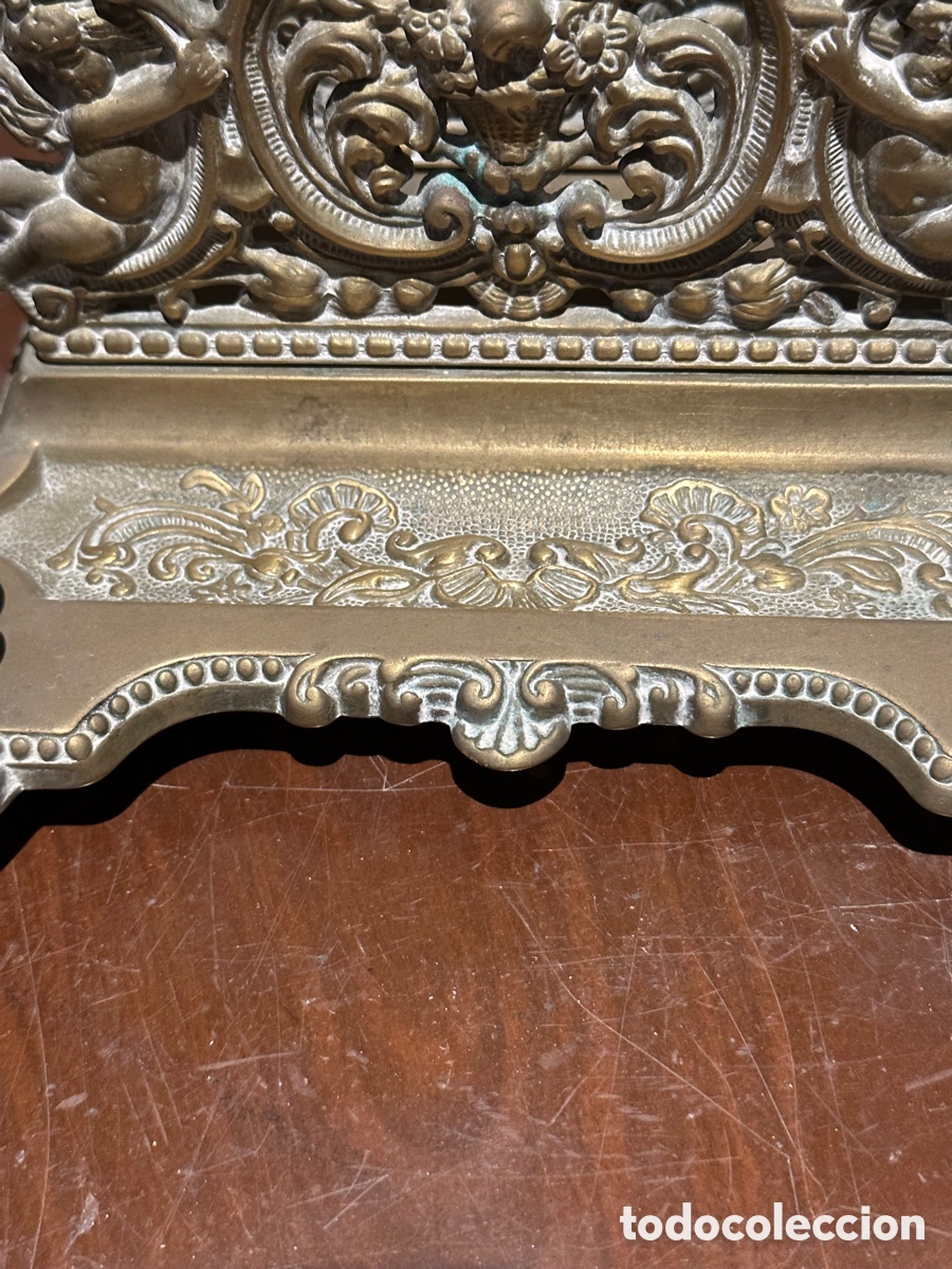 Escriban&iacute;a: Precioso tintero en bronce - Foto 6