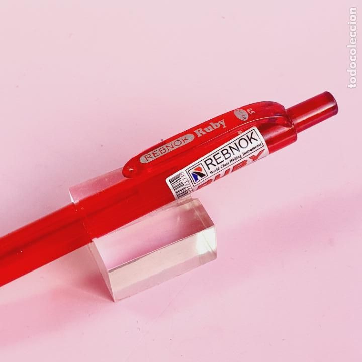 Escriban&iacute;a: PORTAMINAS-RITTER 0,5 MM-GERMANY(REBNOK.RUBY)-ROJO TRANSLUCENT- - Foto 2