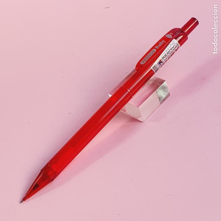 Escriban&iacute;a: PORTAMINAS-RITTER 0,5 MM-GERMANY(REBNOK.RUBY)-ROJO TRANSLUCENT- - Foto 4