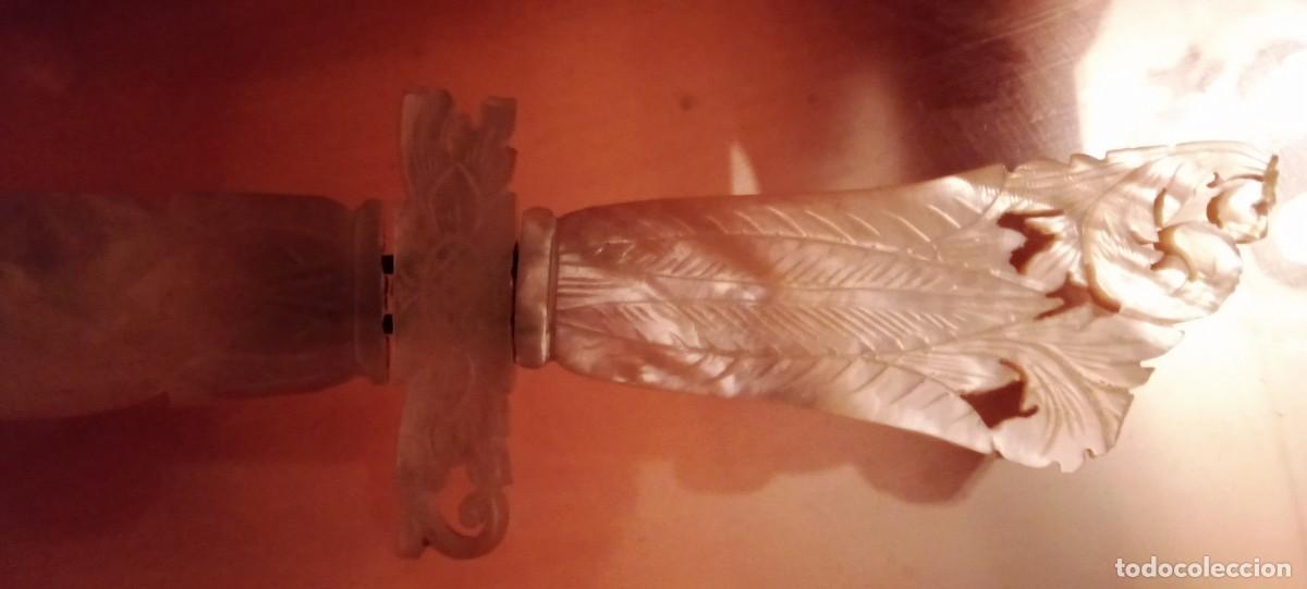 Escriban&iacute;a: Abrecartas n&aacute;car antiguo - Foto 4
