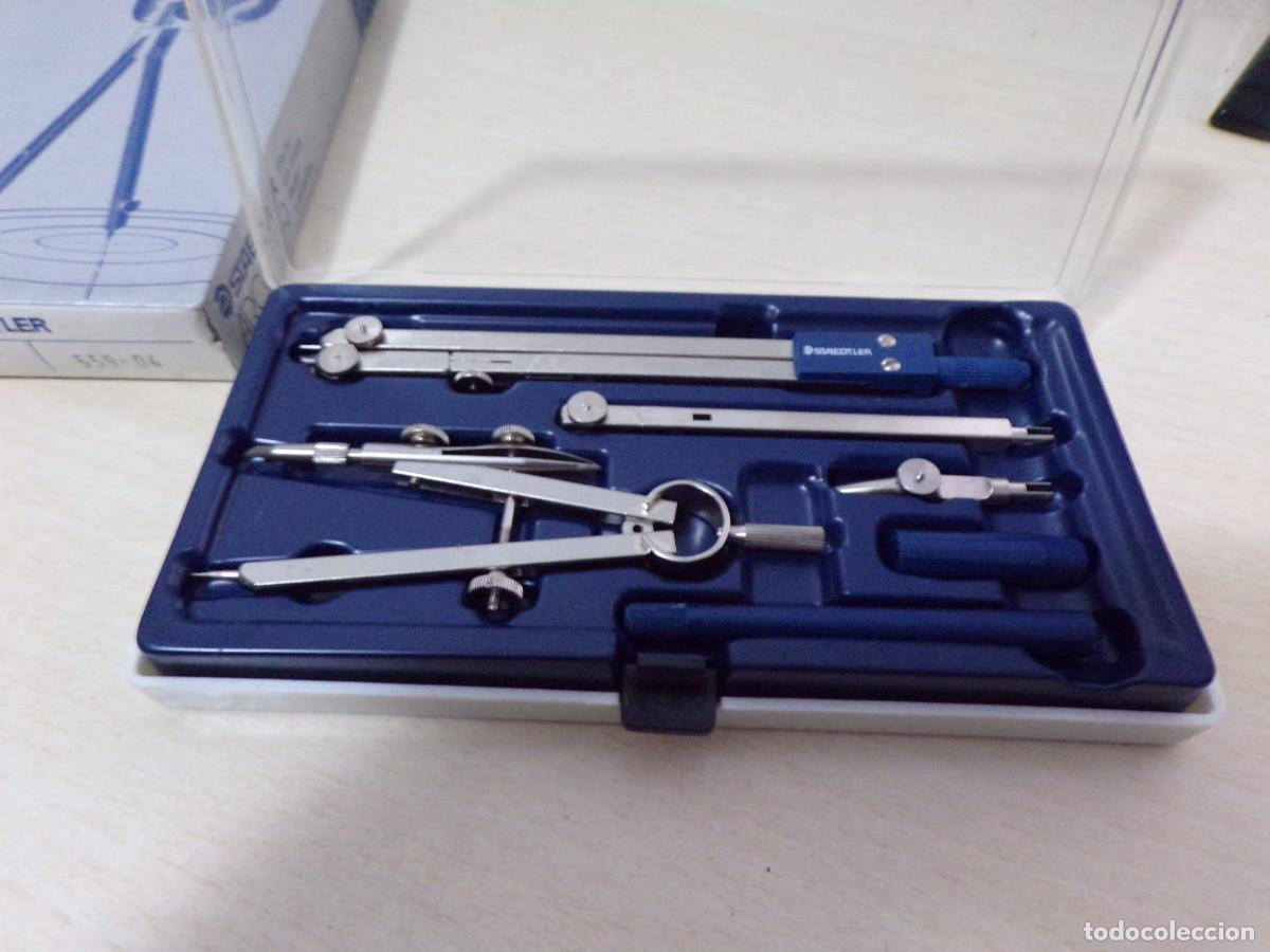 Escriban&iacute;a: ESTAMOS LIQUIDANDO. ESTUCHE COMPAS STAEDTLER ARCO 559 04 - Foto 3