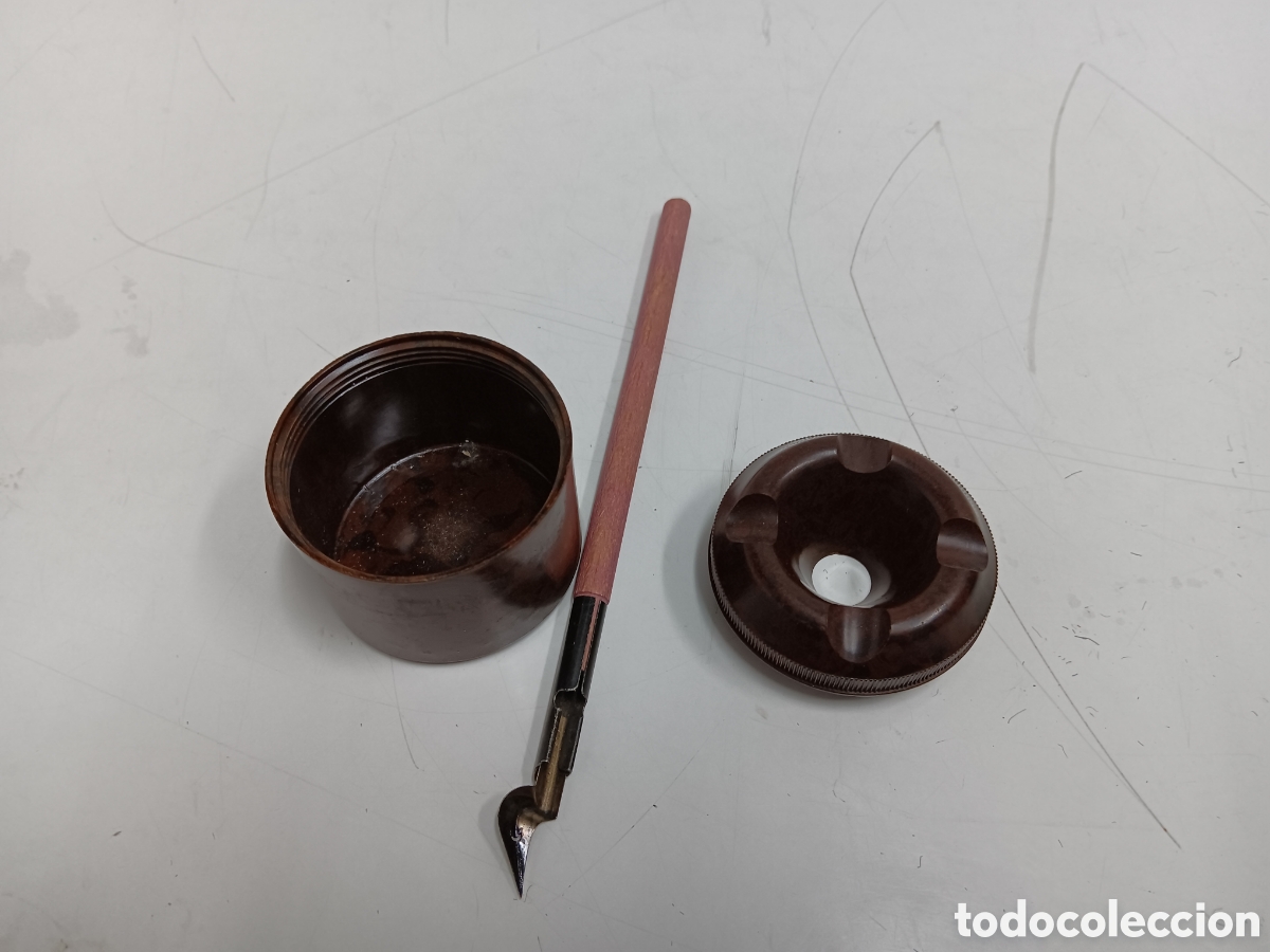 Escriban&iacute;a: Tintero de baquelita - Foto 3