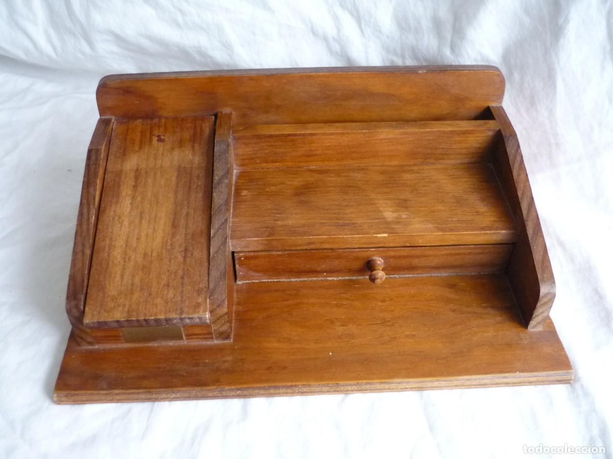 Escriban&iacute;a: Escritorio de madera tangente - Foto 2