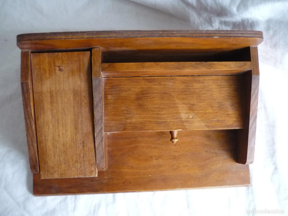 Escriban&iacute;a: Escritorio de madera tangente - Foto 3