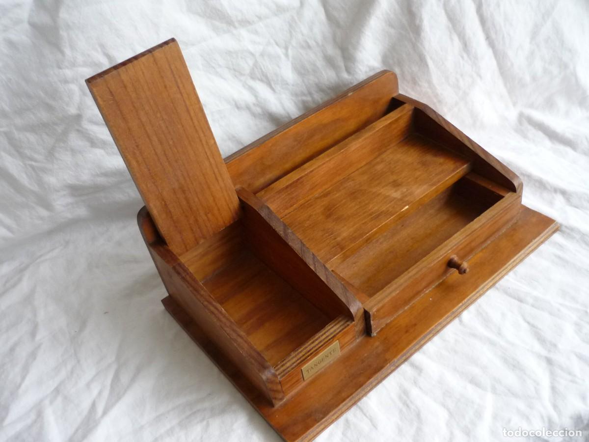 Escriban&iacute;a: Escritorio de madera tangente - Foto 4