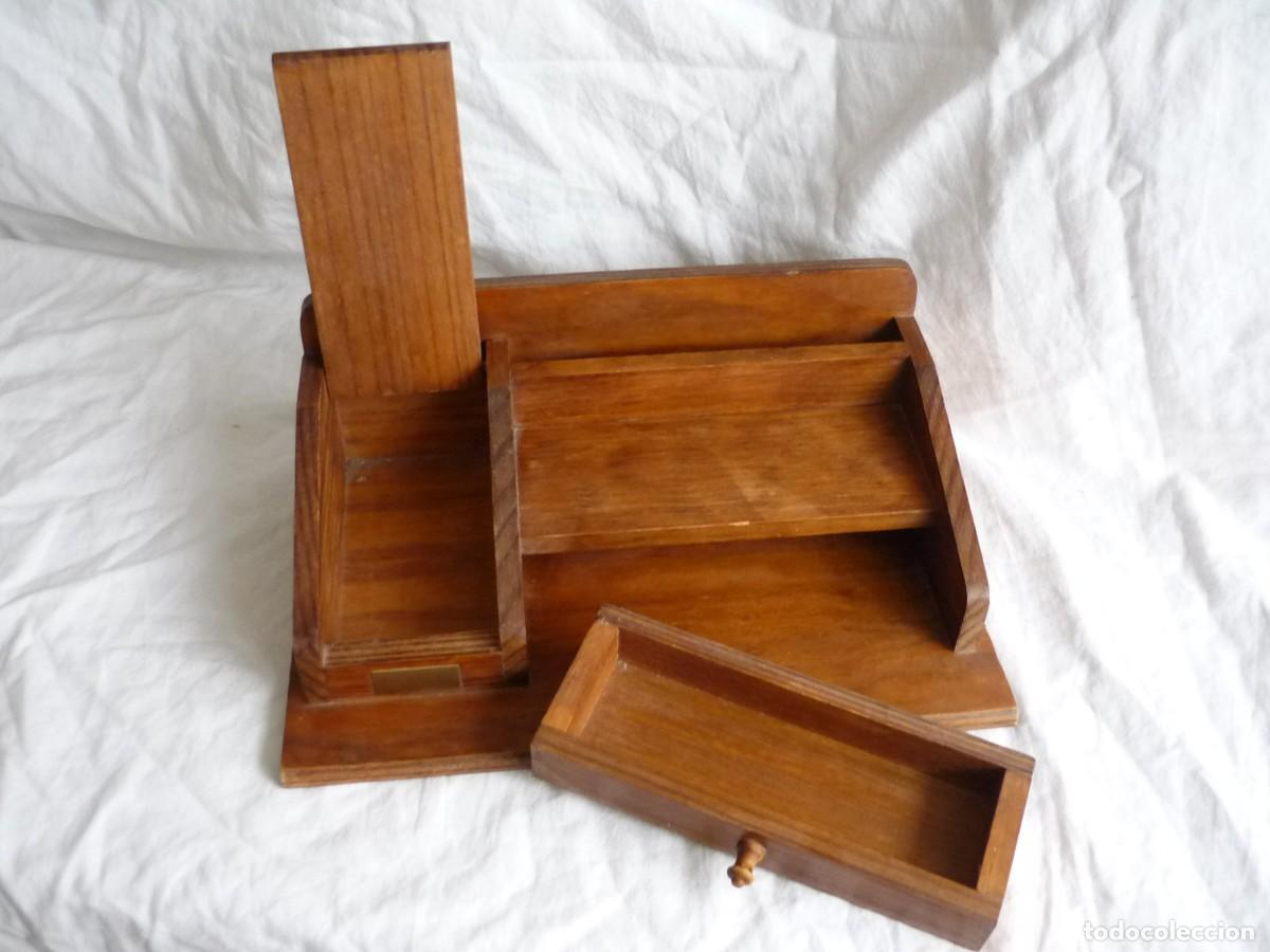 Escriban&iacute;a: Escritorio de madera tangente - Foto 5