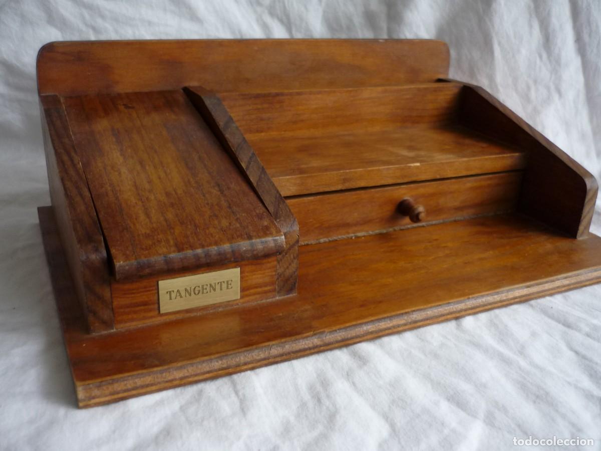 Escriban&iacute;a: Escritorio de madera tangente - Foto 6