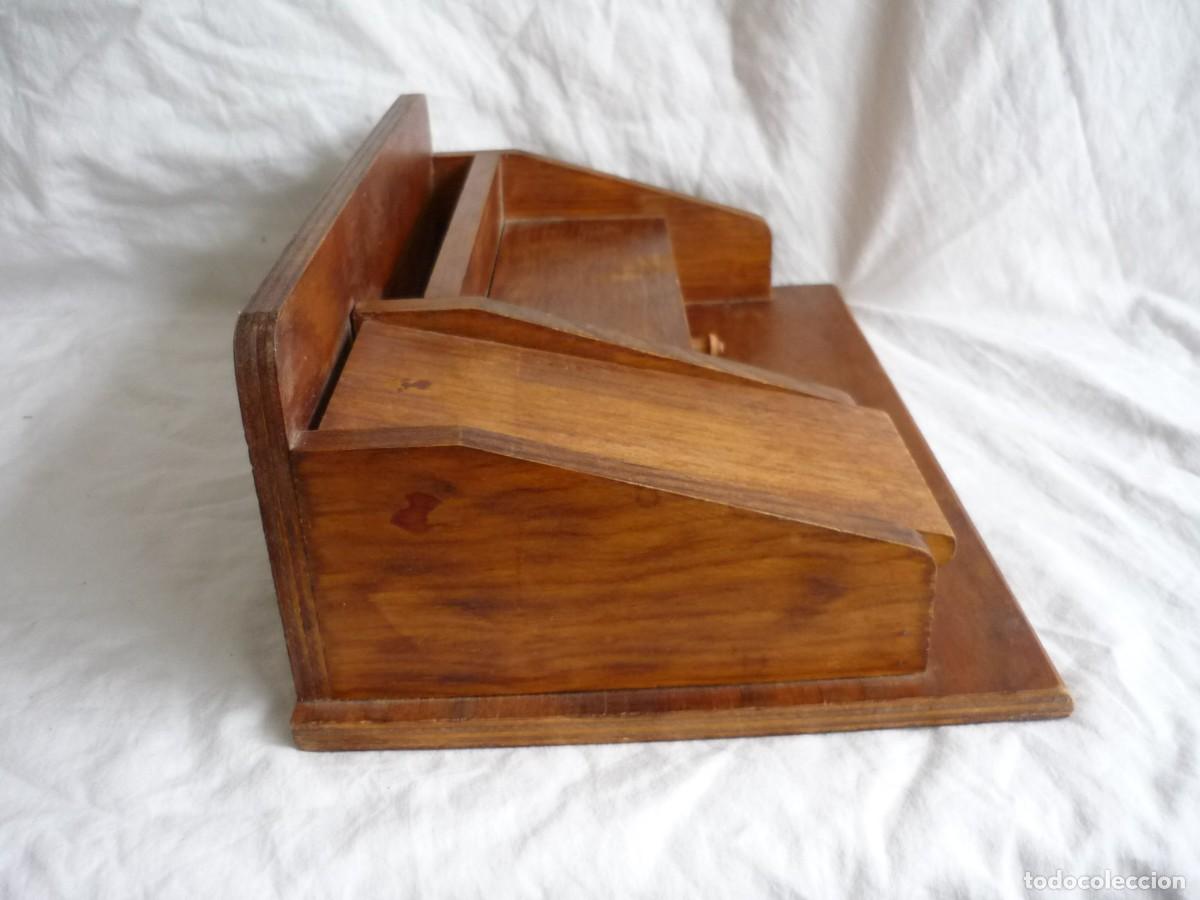 Escriban&iacute;a: Escritorio de madera tangente - Foto 7