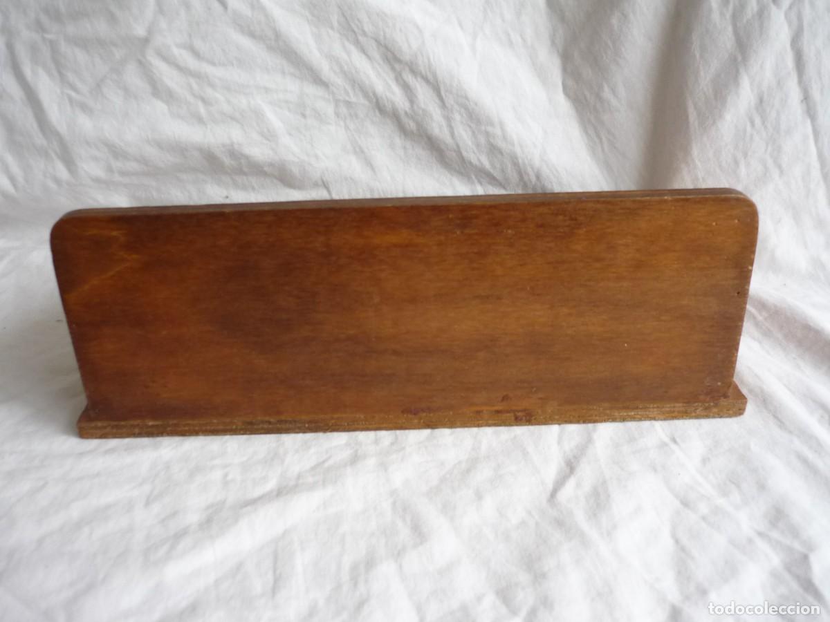 Escriban&iacute;a: Escritorio de madera tangente - Foto 8