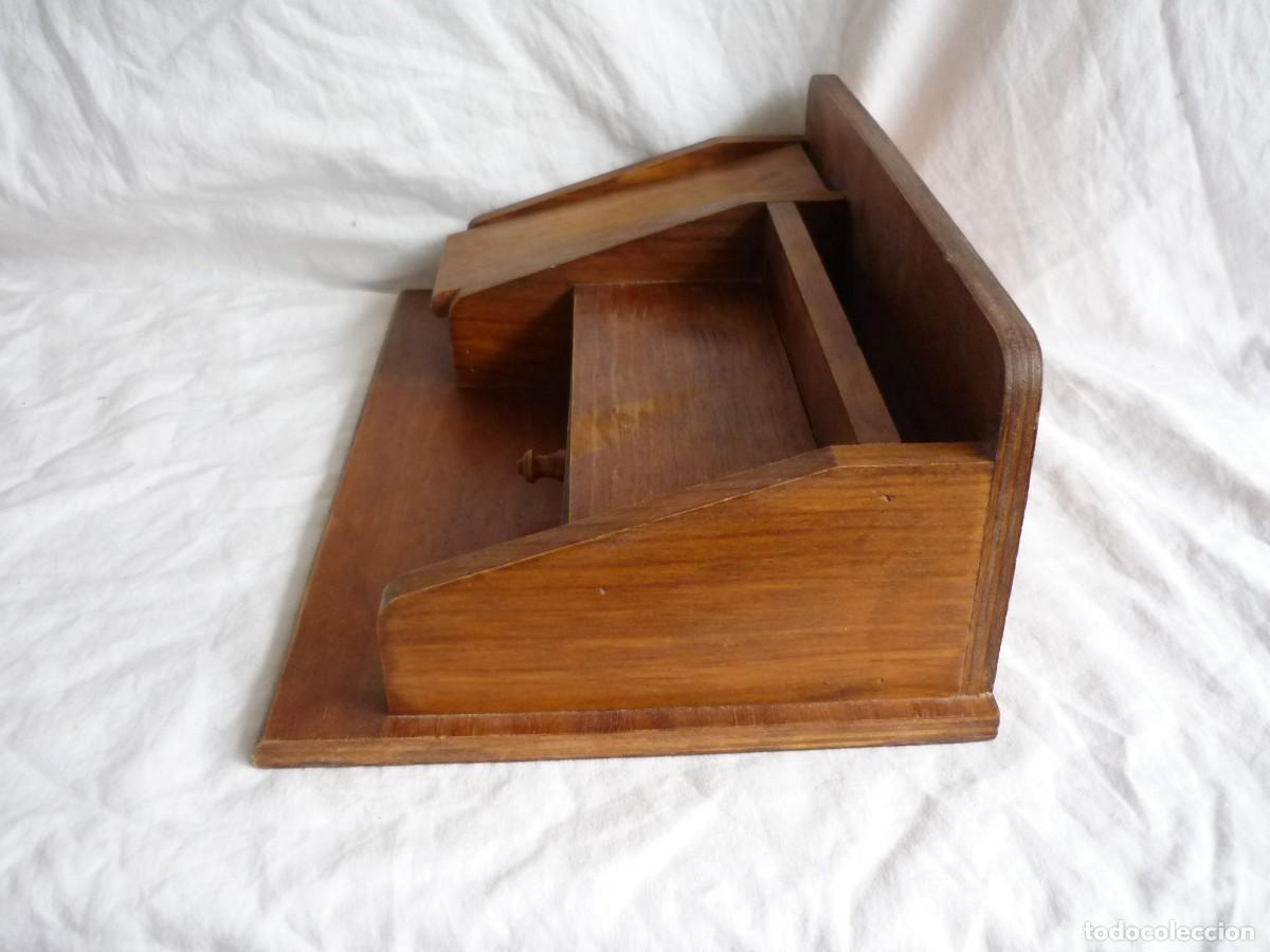 Escriban&iacute;a: Escritorio de madera tangente - Foto 9