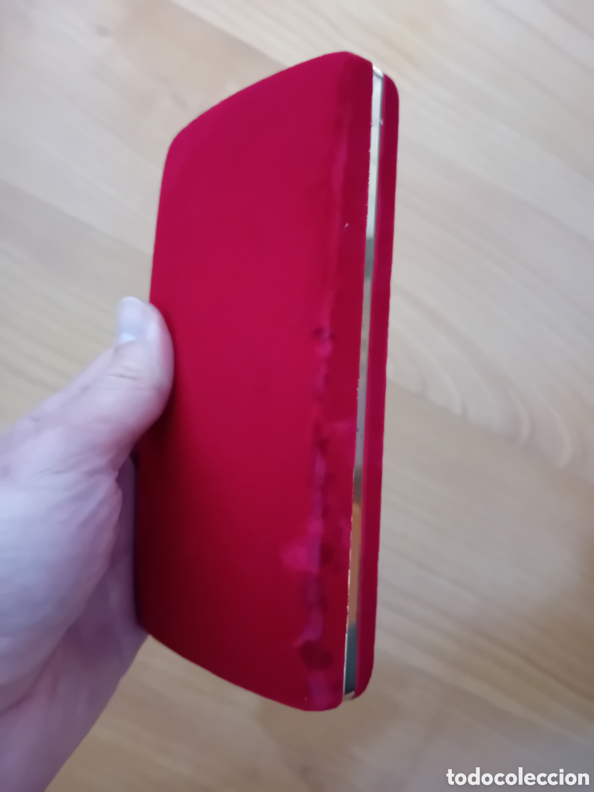 Escriban&iacute;a: ESTUCHE TERCIPELO ROJO PARKER. D&Eacute;CADA 1970 - Foto 4
